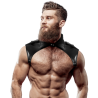 Fetish submissive attitude - arnés brigade ajustable ecopiel cuello hombre - 1
