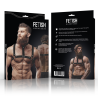 Fetish submissive attitude - arnés ajustable ecopiel pecho con collar hombre - 4