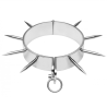 Metal Hard collar BDSM metálico con puntas - 1