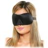 Fetish Fantasy Deluxe Love Mask negra colocada de frente