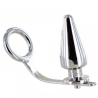 Anillo de acero Metal Hard con plug anal cónico