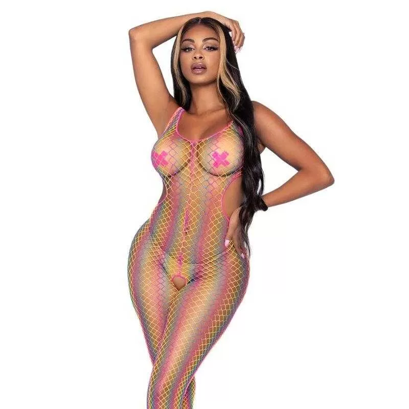 Leg avenue bodystocking arcoiris talla unica