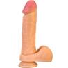 Pene realista Alive Bruno de 22 cm con testículos y ventosa