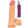 Pene realista vibrador Alive Bruno de 22 cm con su mando morado