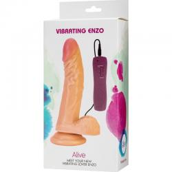 Alive - enzo pene realistico vibrador 21 cm