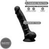 Silexd - modelo 1 pene realistico silicona premium silexpan negro 17.5 cm - 2