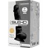 Silexd - modelo 1 pene realistico silicona premium silexpan negro 17.5 cm - 3