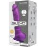 Caja del dildo Silexd Modelo 1 violeta de doble densidad