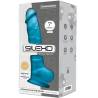 Silexd - modelo 1 pene realistico silicona premium silexpan azul 17.5 cm - 2