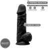 Silexd - modelo 1 pene realistico silicona premium silexpan negro 21.5 cm - 2