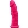 Silexd - modelo 2 pene realistico silicona premium silexpan fucsia 23 cm - 1