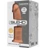 Silexd - modelo 2 pene realistico silicona premium silexpan caramelo 19 cm - 3
