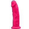 Silexd - modelo 2 pene realistico silicona premium silexpan fucsia 19 cm - 1
