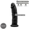Silexd - modelo 2 pene realistico silicona premium silexpan negro 19 cm - 2