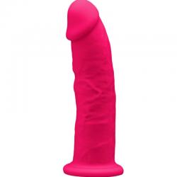 Silexd - modelo 2 pene realistico silicona premium silexpan fucsia 15 cm