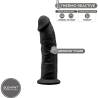 Silexd - modelo 2 pene realistico silicona premium silexpan negro 15 cm - 2