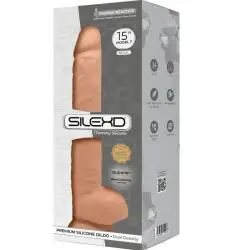 Silexd - modelo 1 pene realistico silicona premium silexpan 38 cm