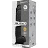 Silexd - modelo 1 pene realistico silicona premium silexpan negro 38 cm - 3