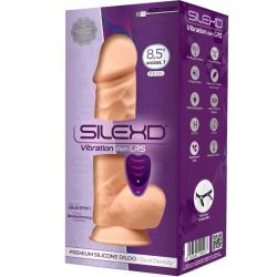 Silexd - modelo 1 pene realistico vibrador silicona premium silexpan control remoto 21.8 cm