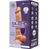 Silexd - modelo 1 pene realistico vibrador silicona premium silexpan control remoto 20 cm - 3
