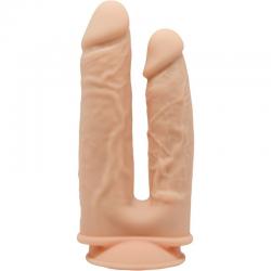 Silexd - modelo 1 pene realistico doble penetracion silicona premium silexpan 17.5 / 19.5 cm