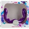 Alive - luna dildo doble penetracion silicona violeta 25 cm - 2