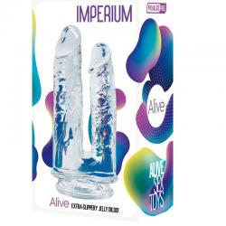 Alive - imperium pene realistico doble transparente 12/14 cm