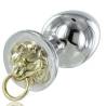 Metalhard plug anal acero tigre - 1