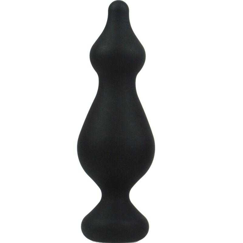 Adrien lastic - amuse plug anal silicona negro talla l