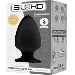 Silexd - modelo 1 plug anal silicona premium silexpan premium termorreactivo talla s