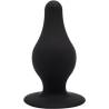 SilexD Model 2 plug anal XS termorreactivo, plug negro de frente
