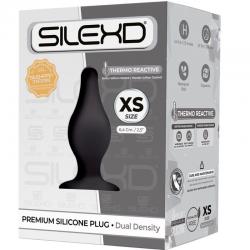 Silexd - modelo 2 plug anal silicona premium silexpan premium termorreactivo talla xs