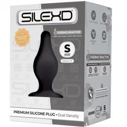 Silexd - modelo 2 plug anal silicona premium silexpan premium termorreactivo talla s