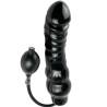 Dildo hinchable Ass Blaster negro con su pera