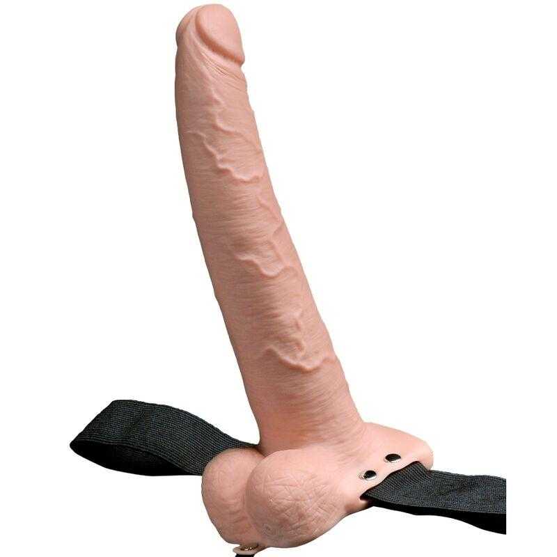 Fetish fantasy series - arnes ajustable pene realistico con testiculos recargable y vibrador 23 cm Fetish fantasy series - arnes ajustable pene realistico con testiculos recargable y vibrador 23 cm