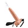 Fetish fantasy series - arnes ajustable pene realistico con testiculos squirting 19 cm - 1