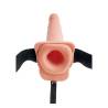Fetish fantasy series - arnes ajustable pene realistico con testiculos squirting 19 cm - 2
