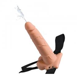 Fetish fantasy series - arnes ajustable pene realistico con testiculos squirting 19 cm