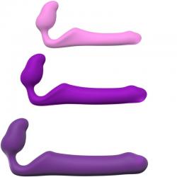 Adrien lastic - queens strap-on flexible rosa talla s