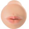 Labios del masturbador Deep Throat Cocksucker de frente