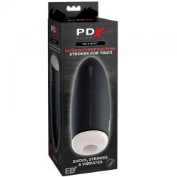 Pdx elite - masturbador stroker fap-o-matic succion & vibrador