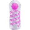 Pretty love - masturbador masculino fantasy espiral interna y bolas transparente - 2