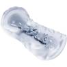 Pretty love - masturbador masculino fantasy espiral interna y bolas transparente - 5