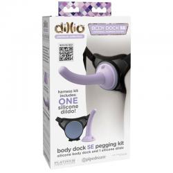 Dillio - arnes body dock violeta