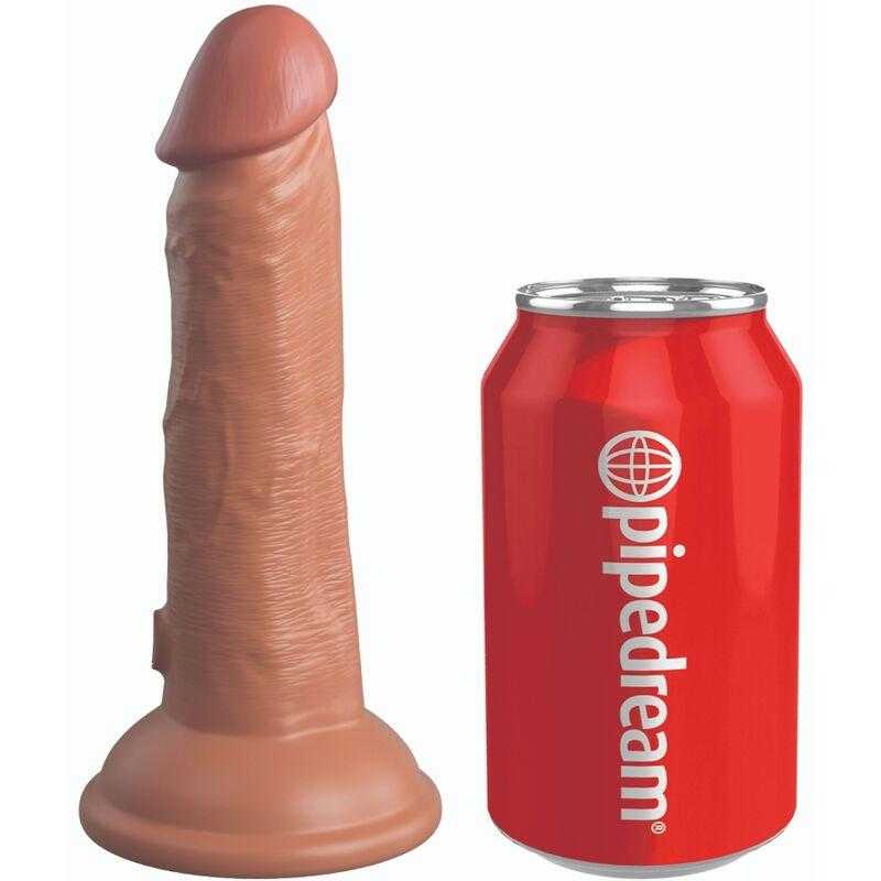 King cock elite - dildo realistico silicona 15.2 cm caramelo King cock elite - dildo realistico silicona 15.2 cm caramelo