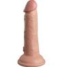 Dildo King Cock Elite color claro de 6 pulgadas de perfil