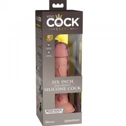 King cock elite - dildo realistico silicona 15.2 cm