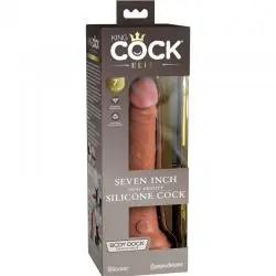 King cock elite - dildo realistico silicona 17.8 cm caramelo