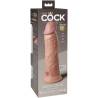 Caja del dildo King Cock Elite de 8 pulgadas, compatible con Body Dock