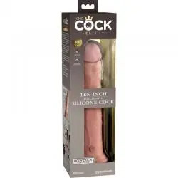 King cock elite - dildo realistico silicona 25.4 cm